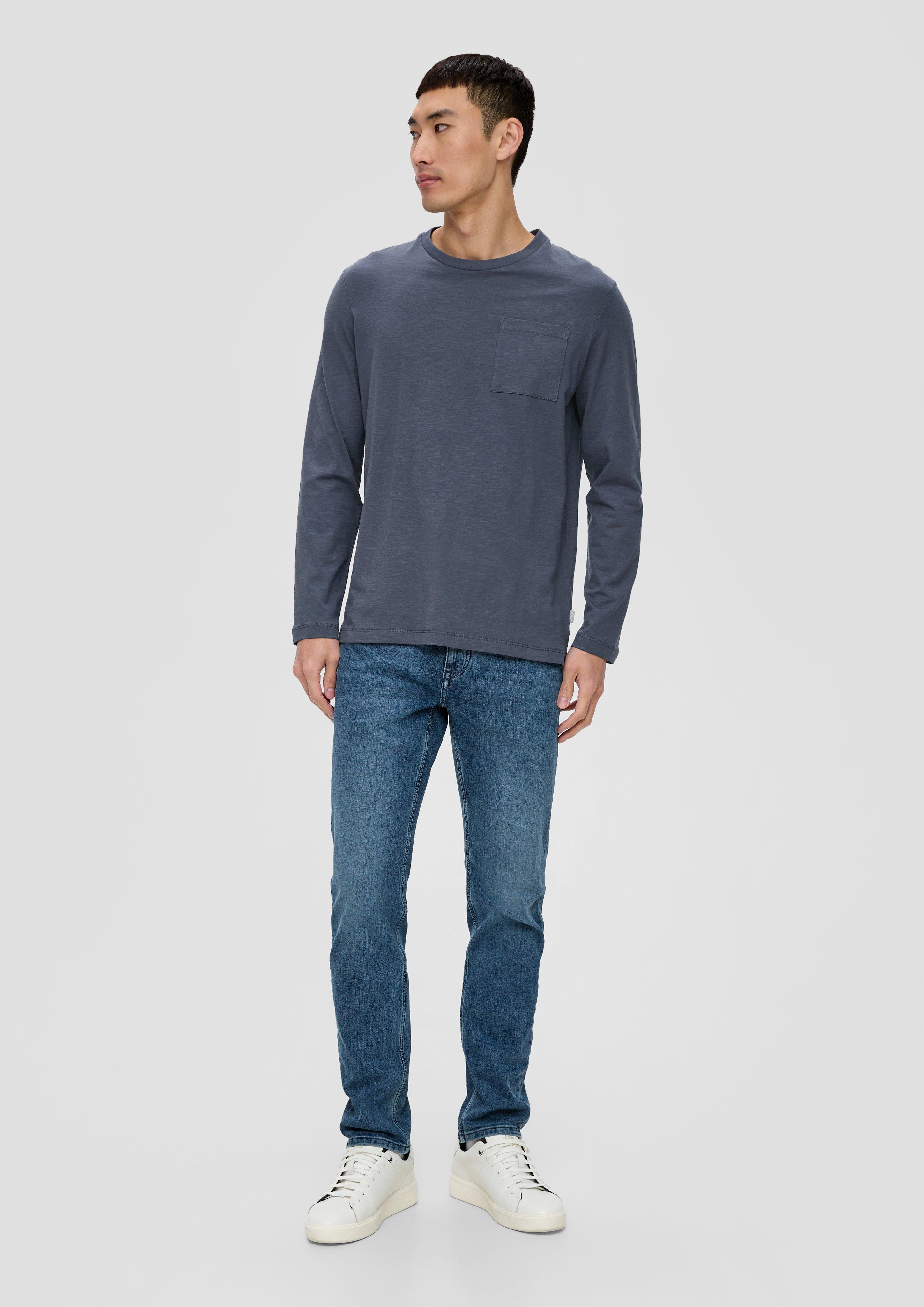 Longsleeve mit Flammgarnstruktur  2138668-5777