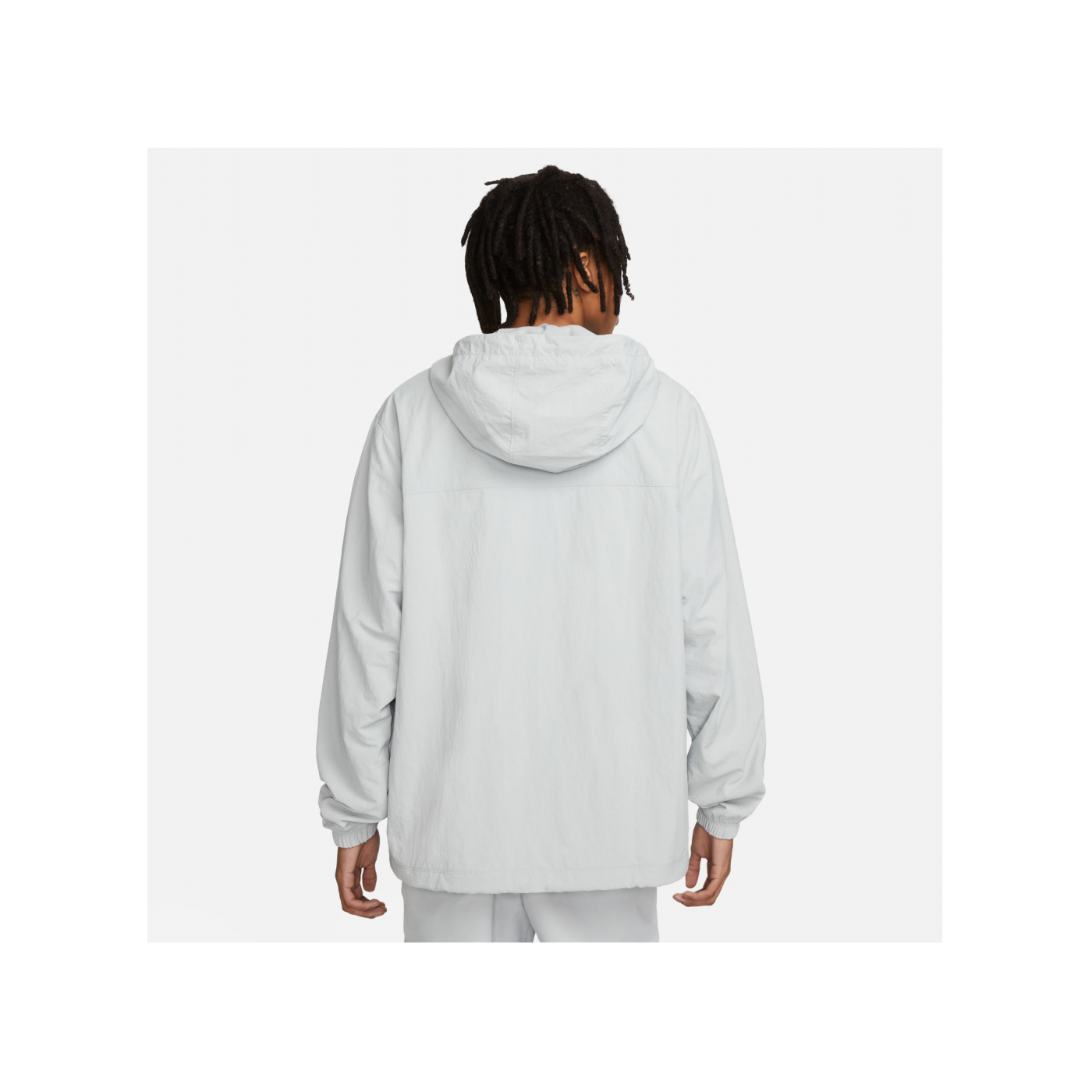 Nike Club Woven Jacke Grau Weiss F077