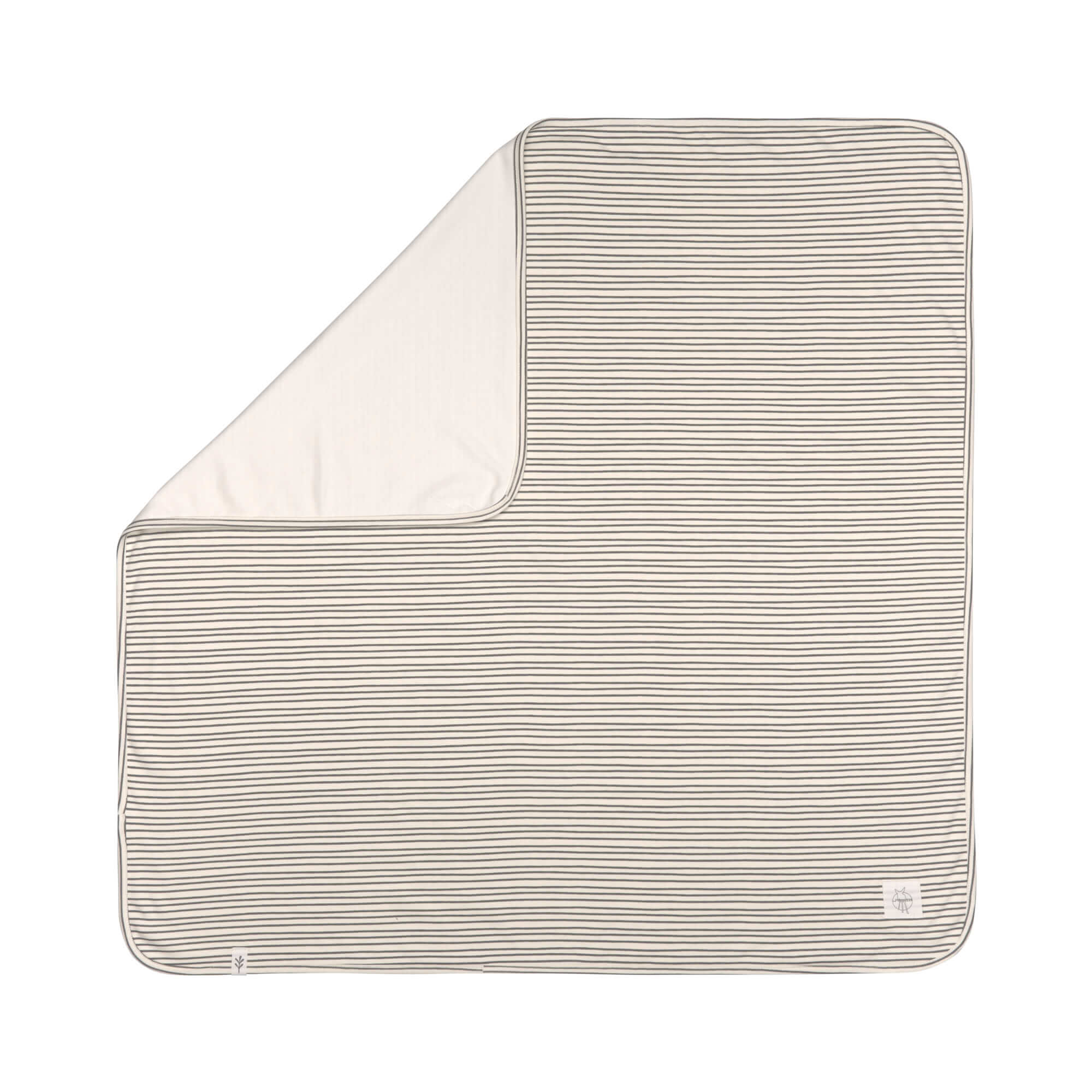 Babydecke - Bio Baumwolle, Striped Grey