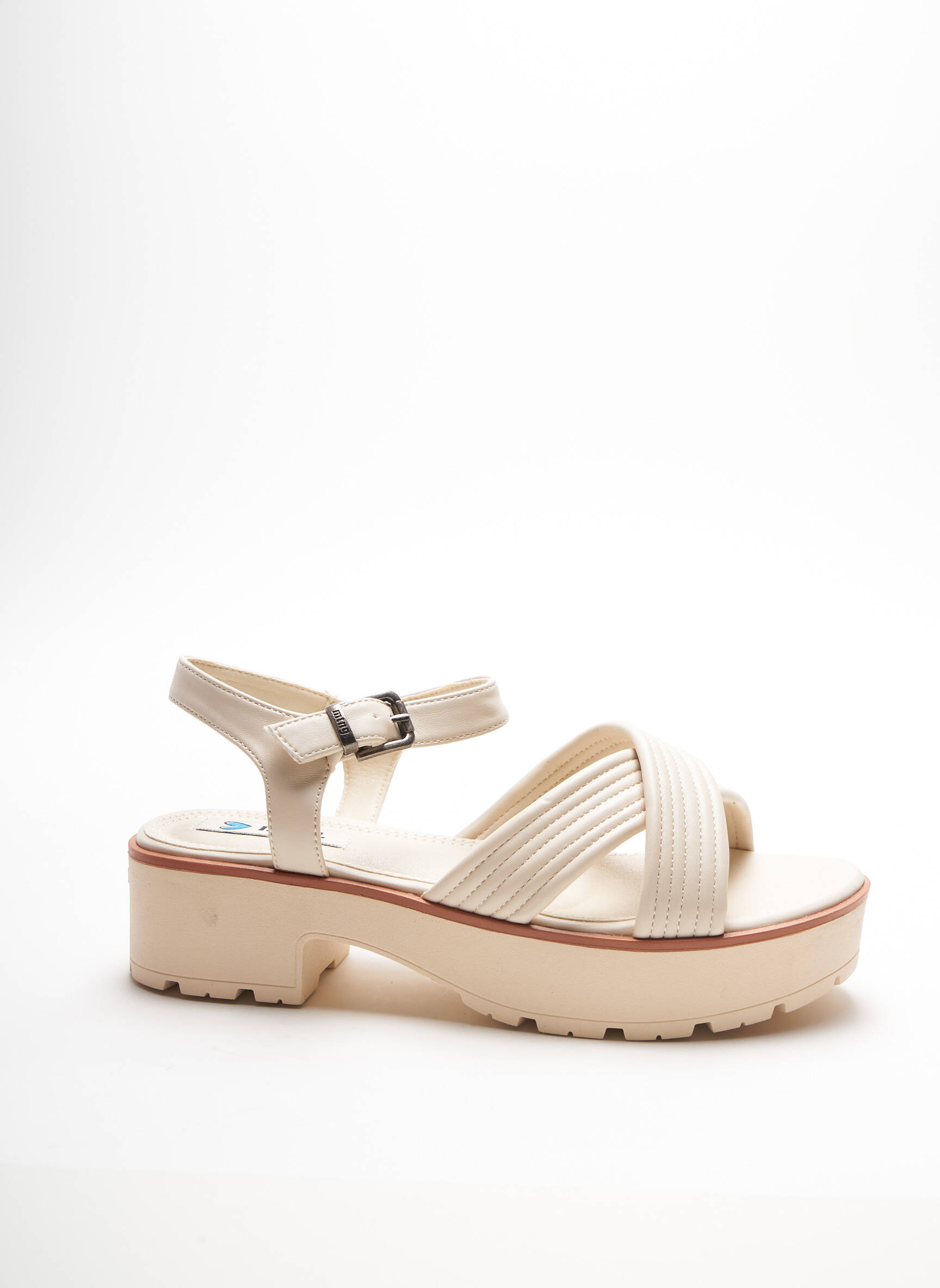 Mtng Sandales Nu Pieds Femme couleur beige