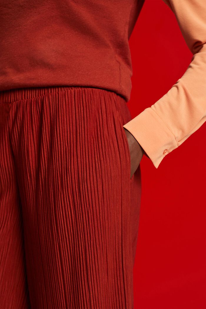 Weiche Jerseyhose mit Plisseefalten