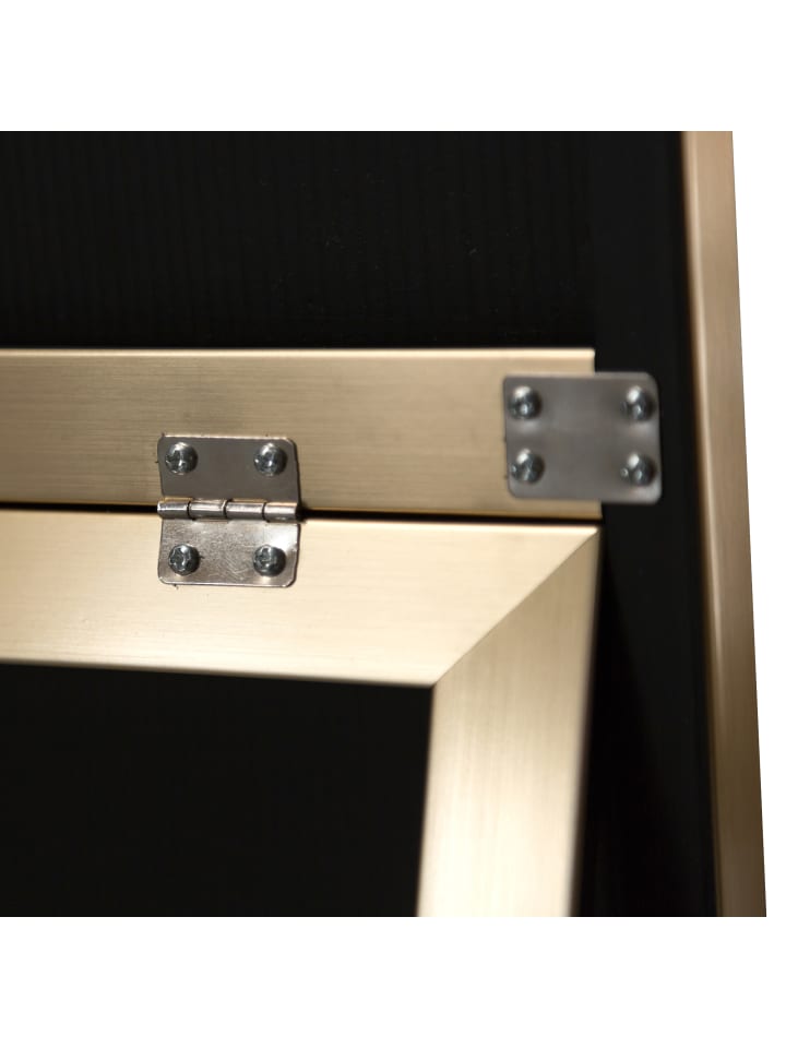 en.casa Standspiegel Barletta in Gold (H)150.6cm (B)35.6cm (T)2.7cm günstig kaufen onesize