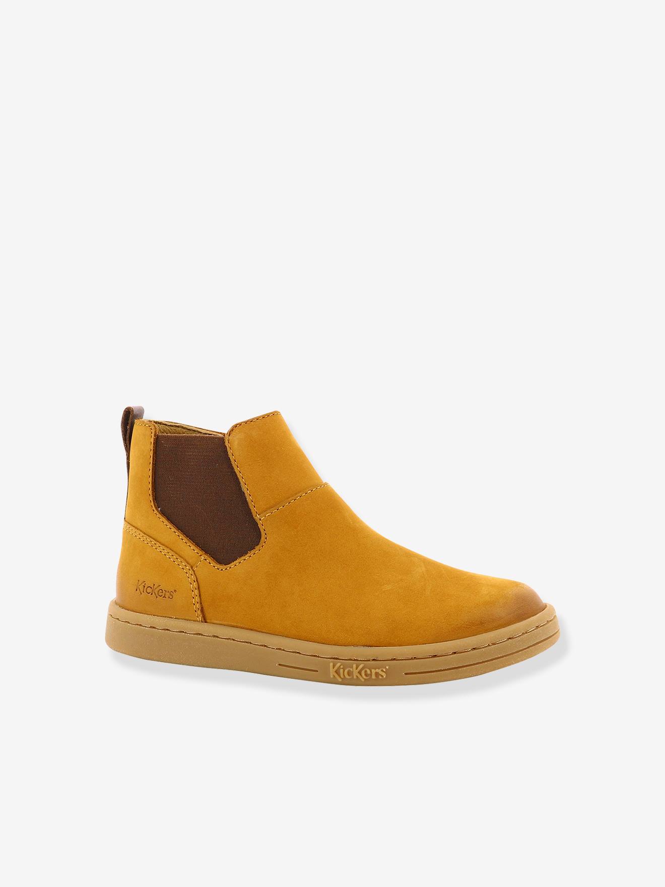 Boots cuir enfant Tackbo KICKERS® marine