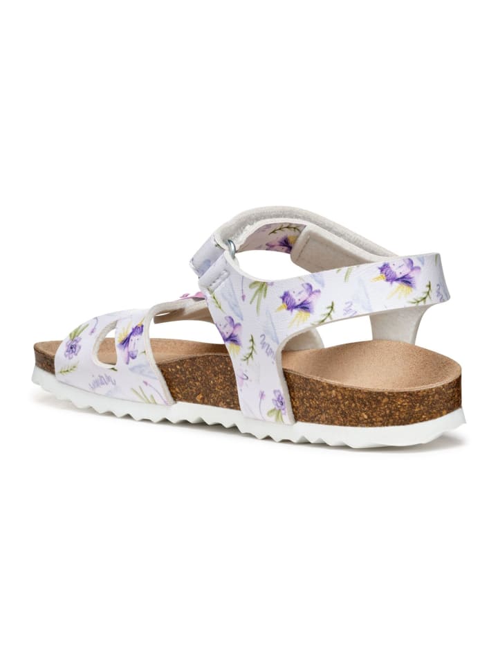 Geox Sandalen in Weiß/Lila günstig kaufen