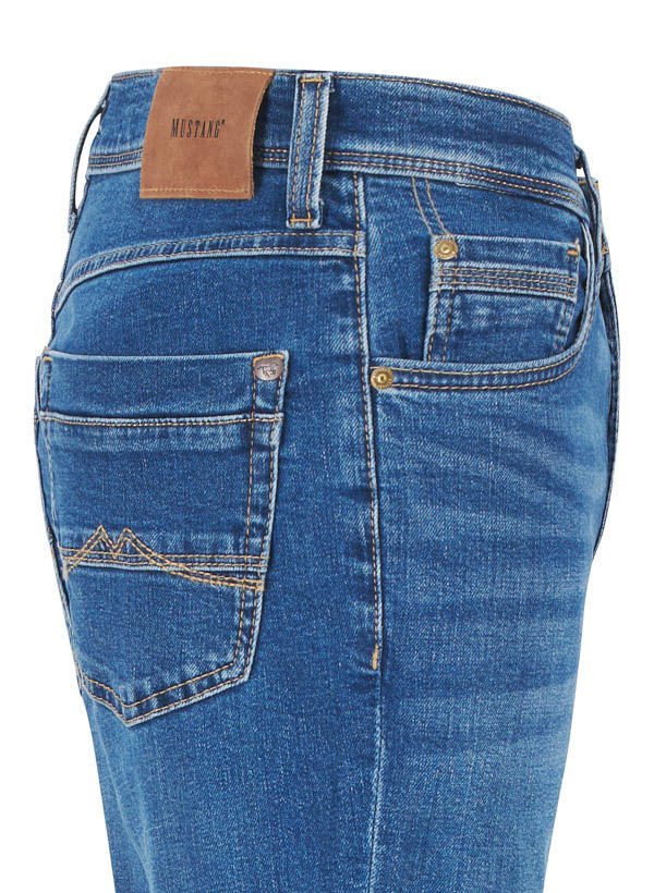MUSTANG, Jeans Washington, Straight Fit, Baumwoll-Stretch, blau