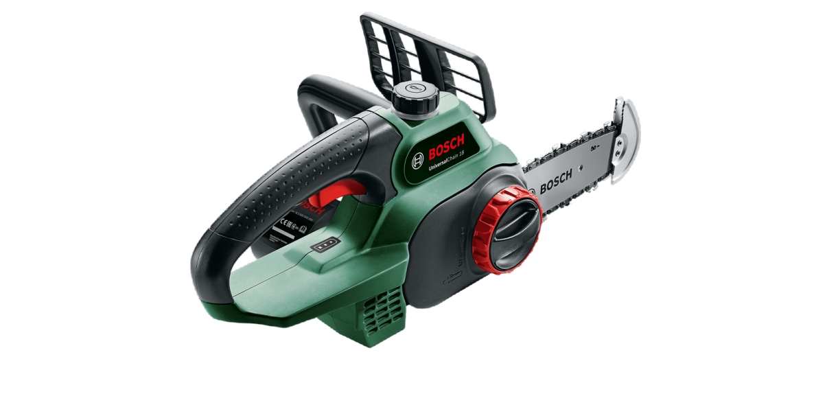 „Bosch Garden 06008B8001 UniversalChain 18“ akumuliatorinis grandininis pjūklas 18 V (be akumuliatorių ir įkroviklio)