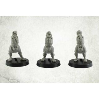 Imperial Guardswomen torsos and Heads (5)