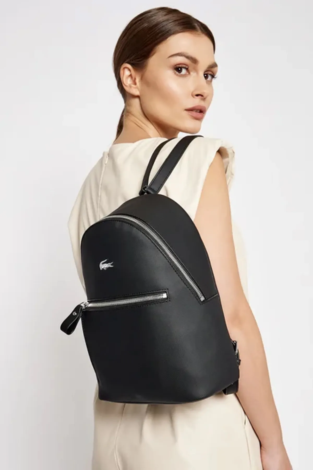 Lacoste  Schwarzer Damenrucksack