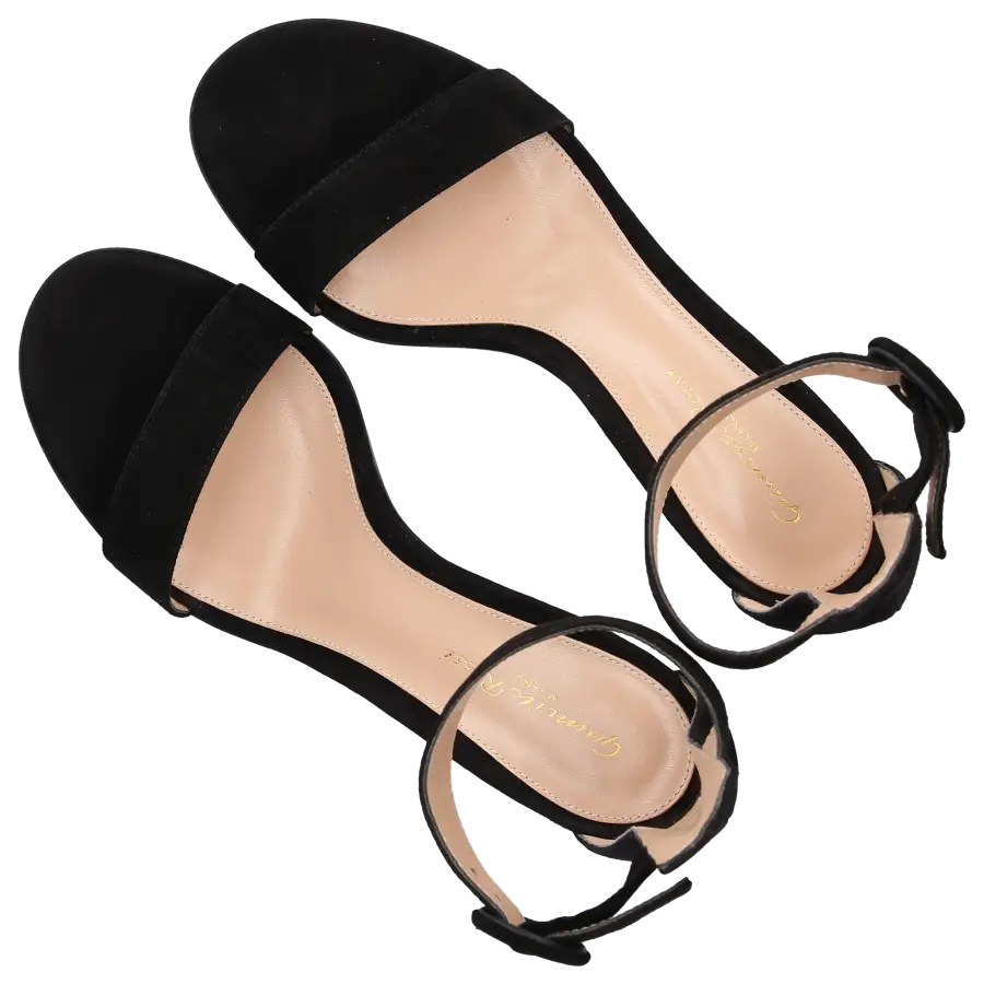 Gianvito Rossi - Sandalen VERSILLA 60 Veloursleder - schwarz