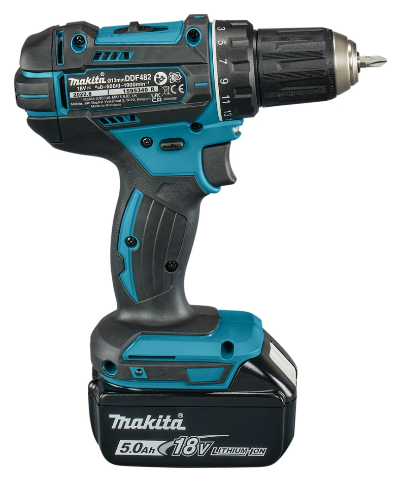Makita DDF482RTJ akkus fúró/csavarhúzó 18V 5.0AH Li-ion