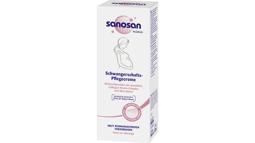 sanosan Mama Schwangerschafts-Pflegecreme 200 ml