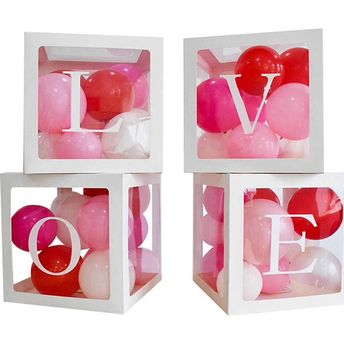 Buchstaben-Würfel LOVE 30x30x30cm 4er