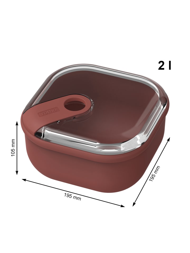 Rotho 3er- Set Lunchboxenset ELA in Rot & Rosa & Weiss günstig kaufen onesize