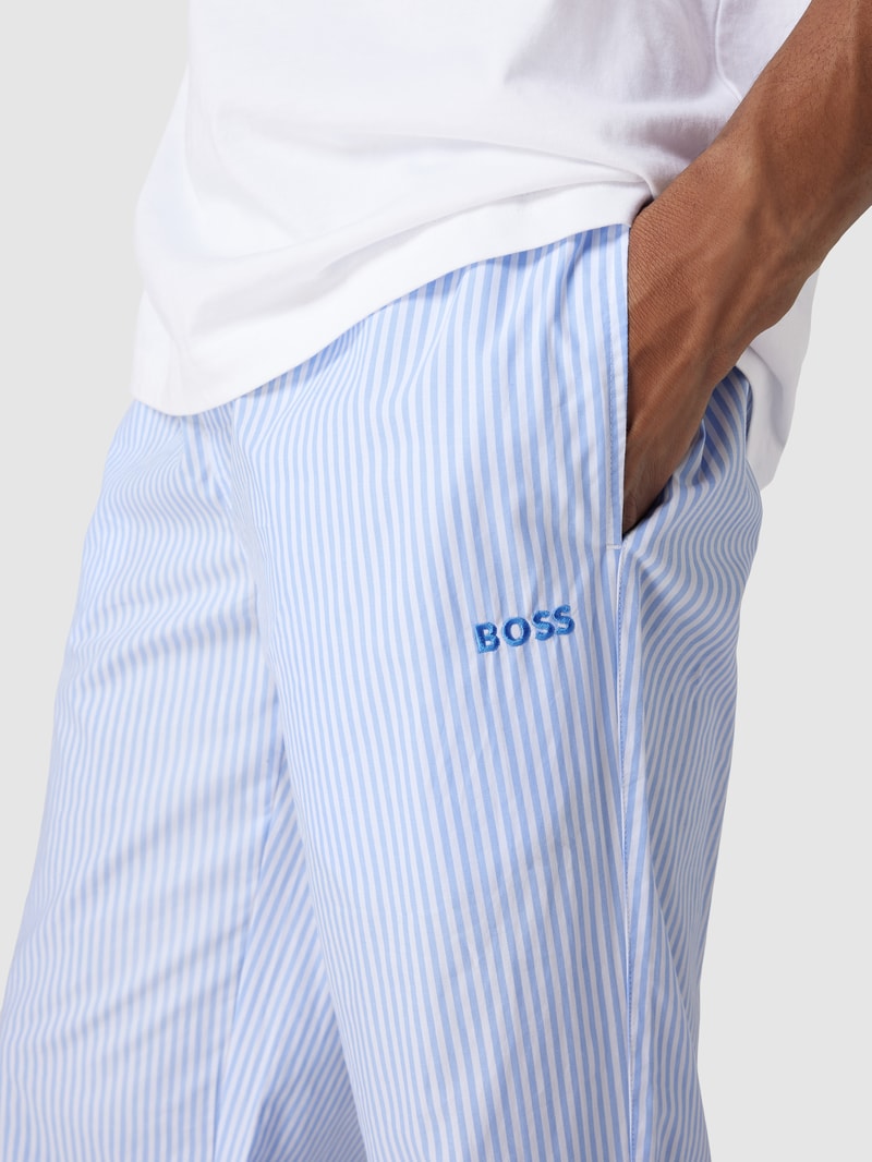 Pyjama-Hose aus Baumwolle in hellblau