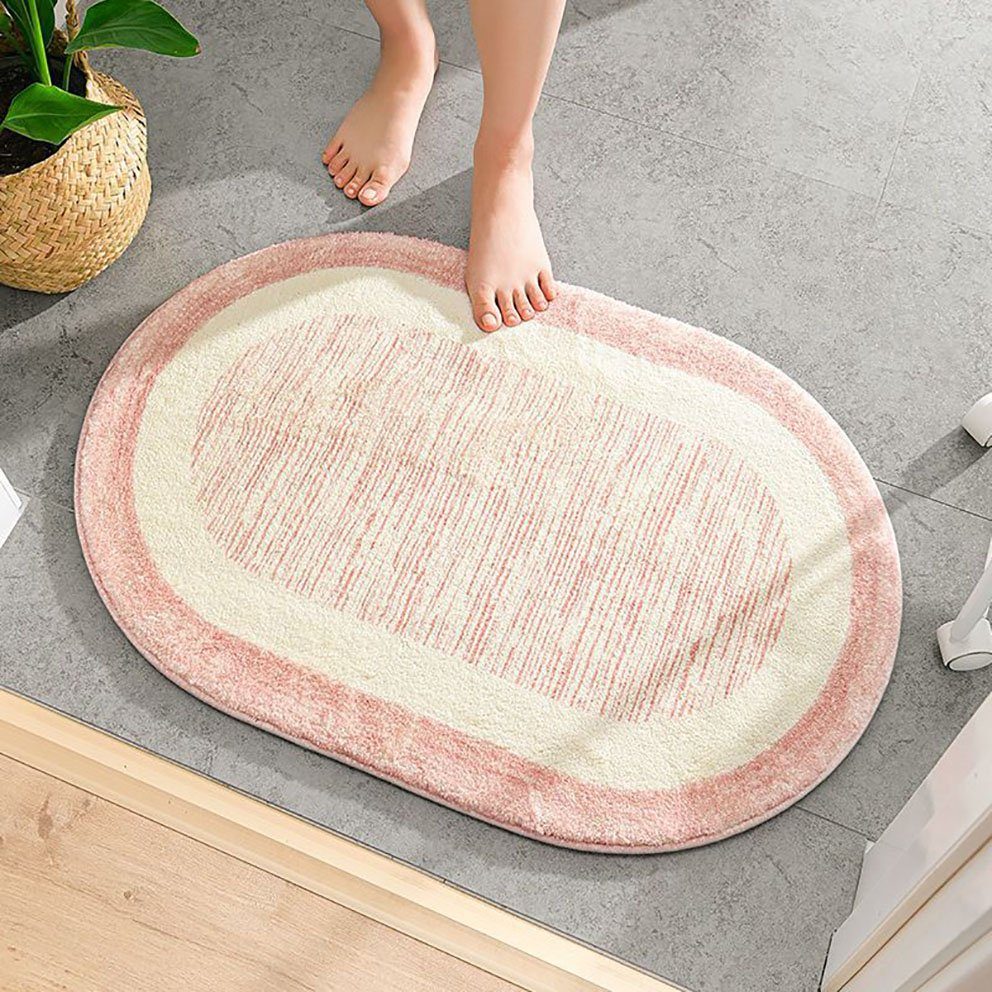 Antirutsch Teppichunterlage Haustürmatte für Schlafzimmer und Toilette, Tapferer Ping