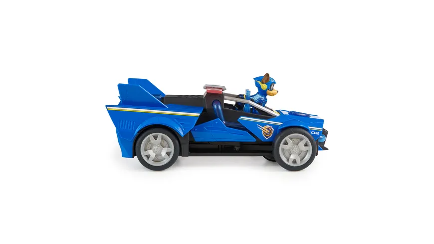 Spin Master - PAW Patrol: Der Mighty Kinofilm, Chases Deluxe Superhelden-Raketenfahrzeug