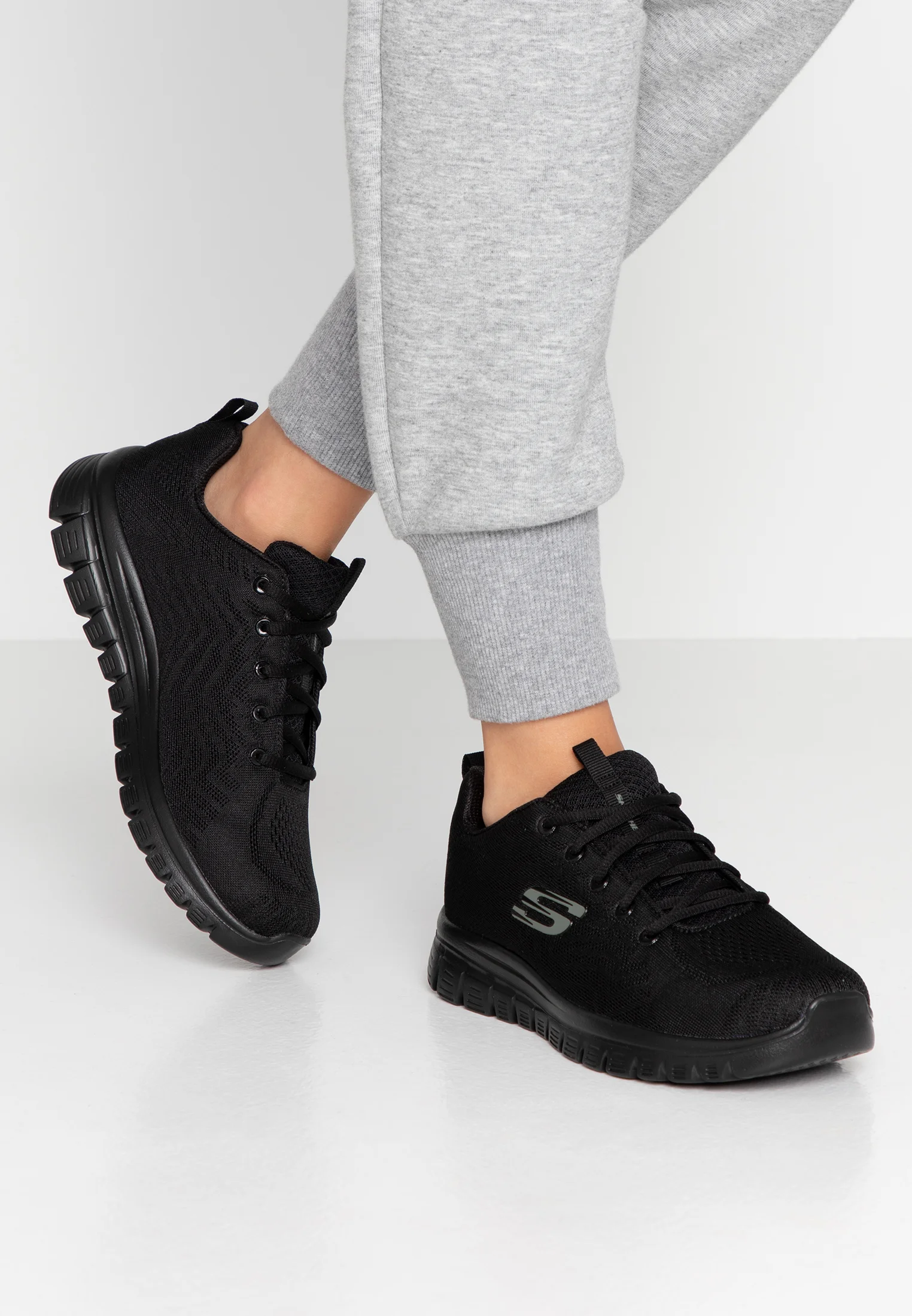 Skechers Wide Fit GRACEFUL - Zapatillas bajas