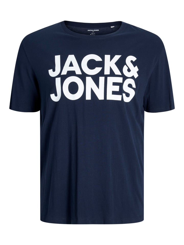 JACK & JONES PLUS T-shirt in Navy Blazer 2 günstig kaufen