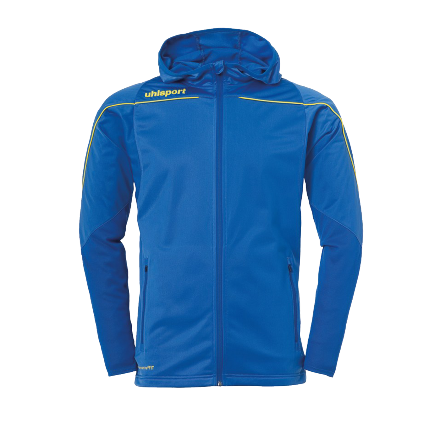 Uhlsport Stream 22 Kapuzenjacke Blau Gelb F14