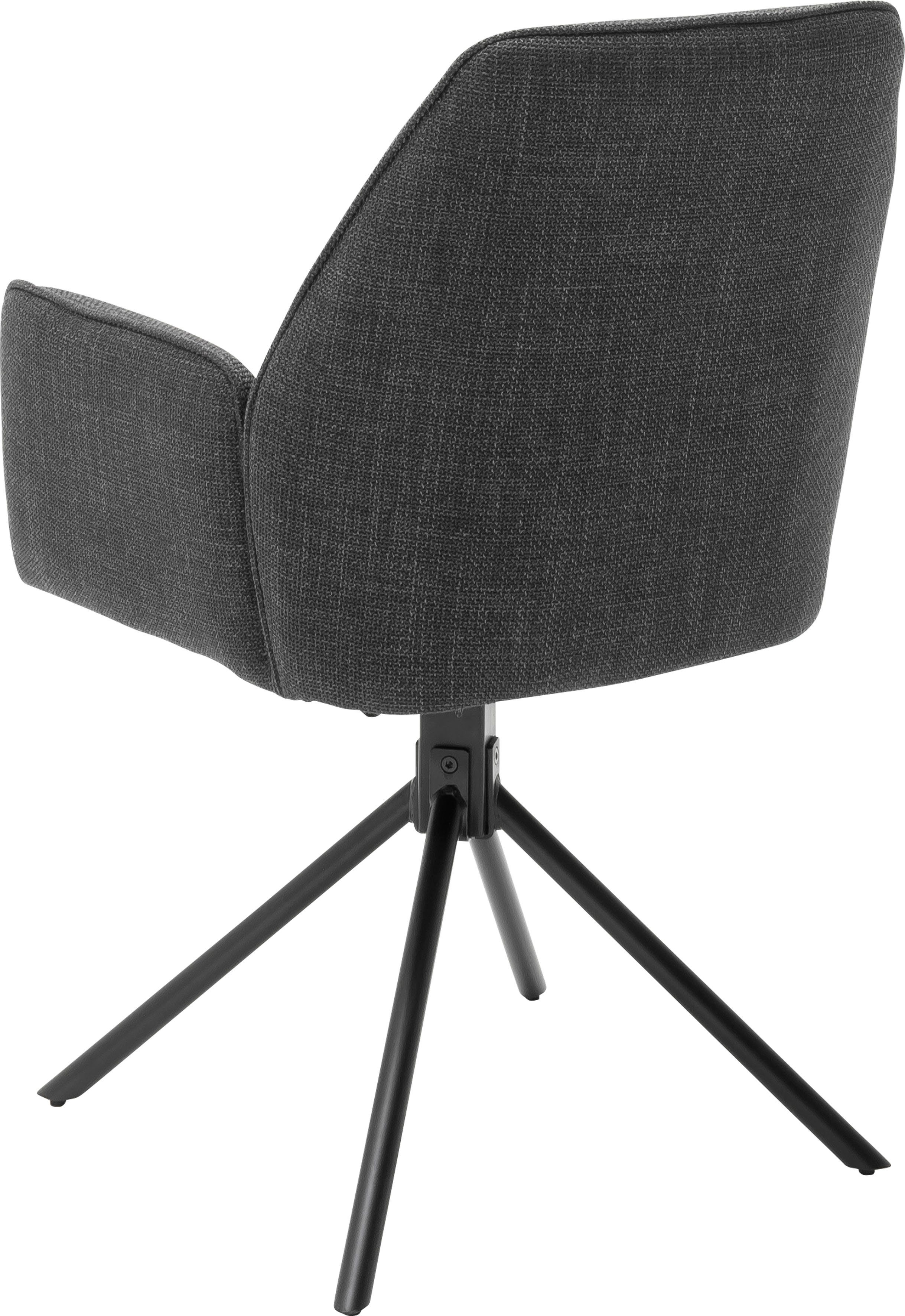 MCA furniture 4-Fußstuhl Pemba (Set, 2 St), 2er-Set, 180°drehabr mit Nivellierung, Stuhl belastbar bis 120 kg