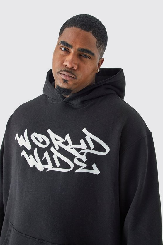 Plus Oversize Worldwide Hoodie