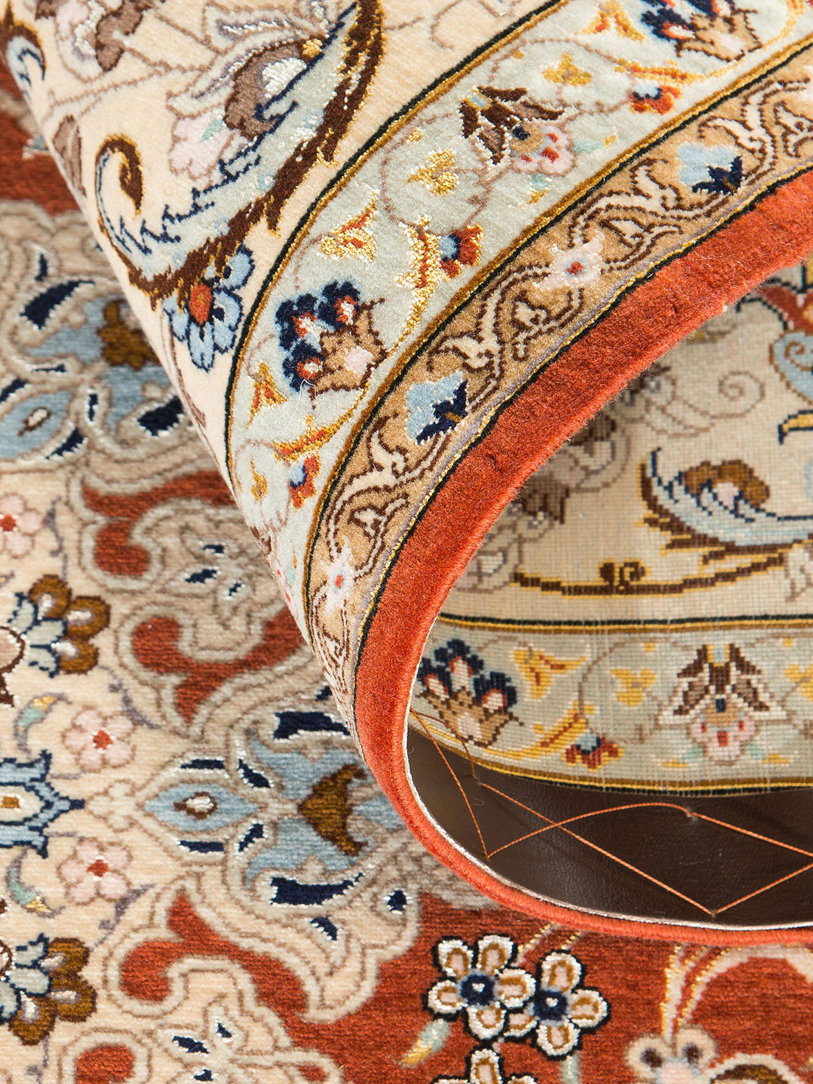 Isfahan Sadean Auf Seide ca. 154 x 230 cm, Unikat / Einzelstück