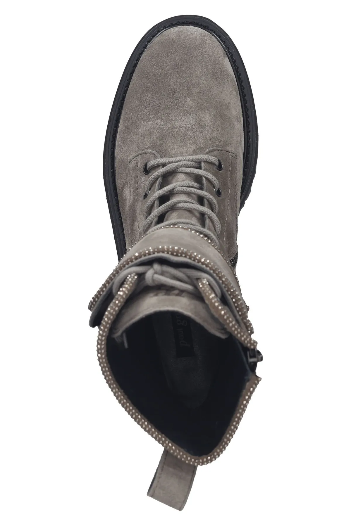 Paul Green  Stiefelette - Grau - Blockabsatz