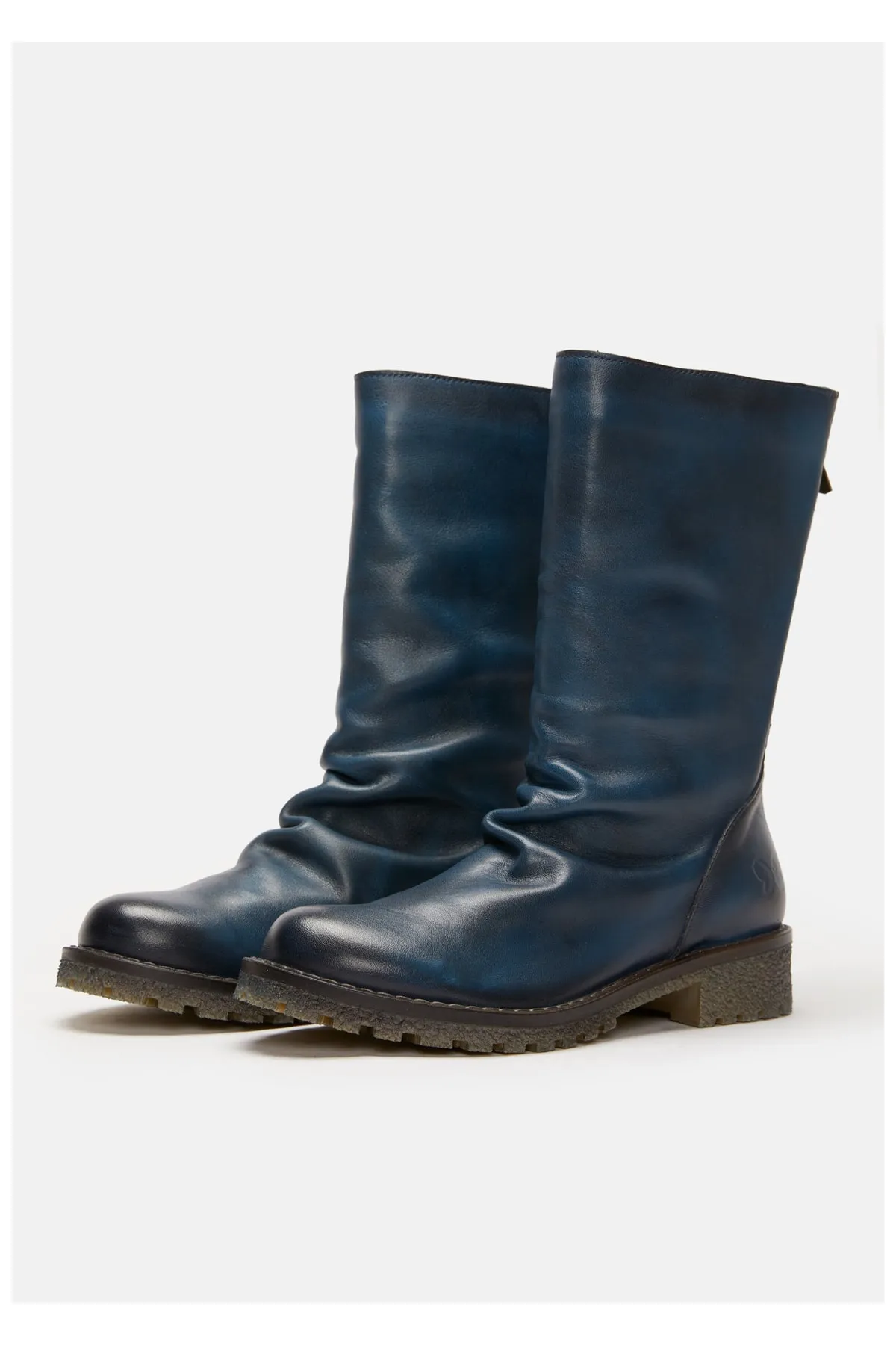 Felmini  Stiefelette - Blau - Blockabsatz