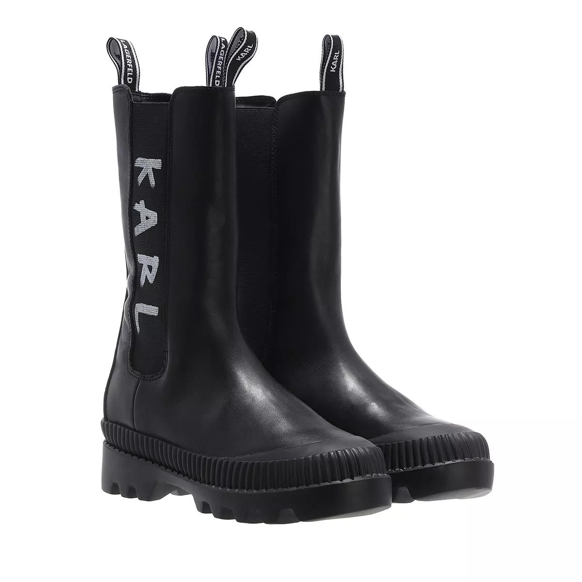 LAGERFELD Stiefeletten schwarz Stiefel