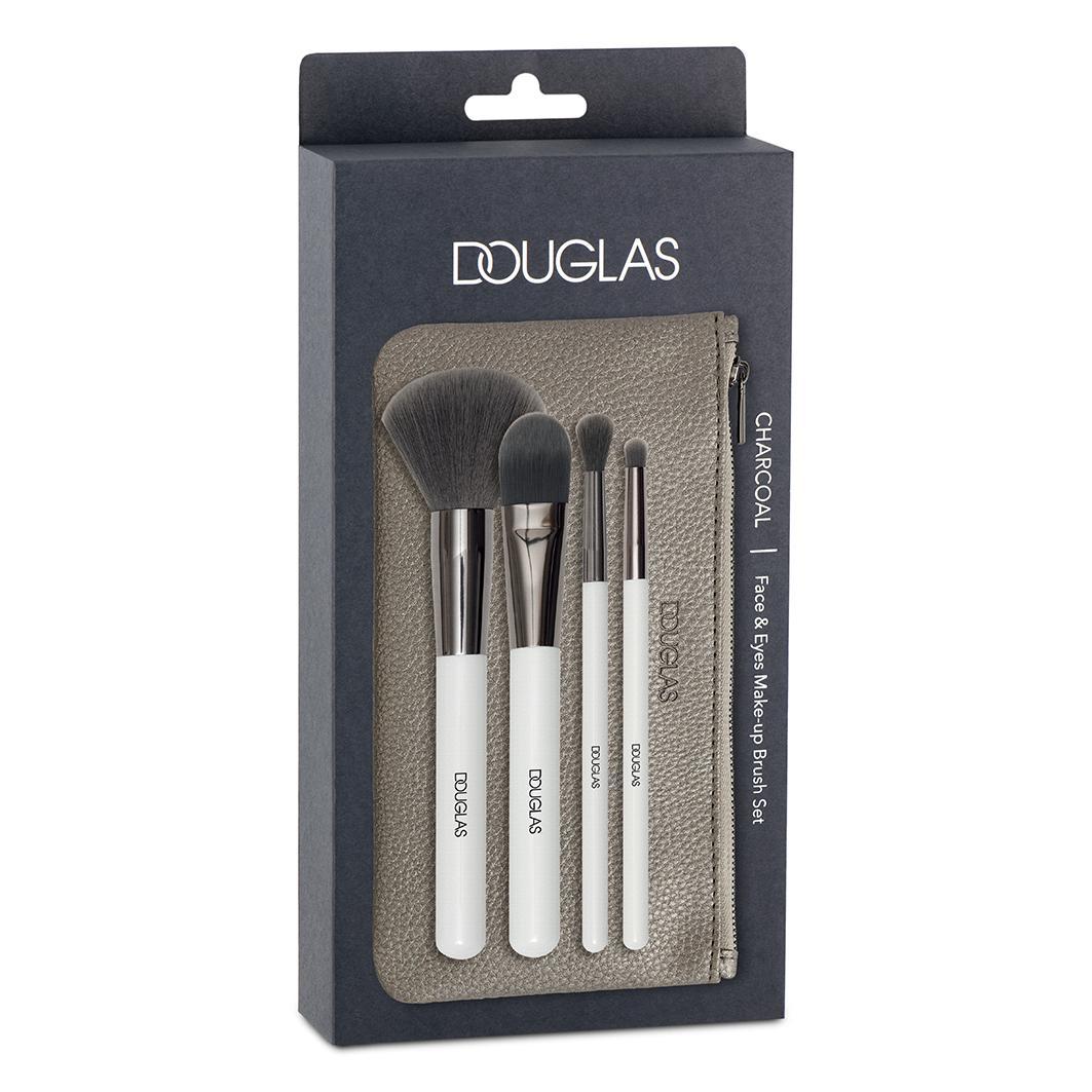 Charcoal Face & Eyes Make-up Brush Set