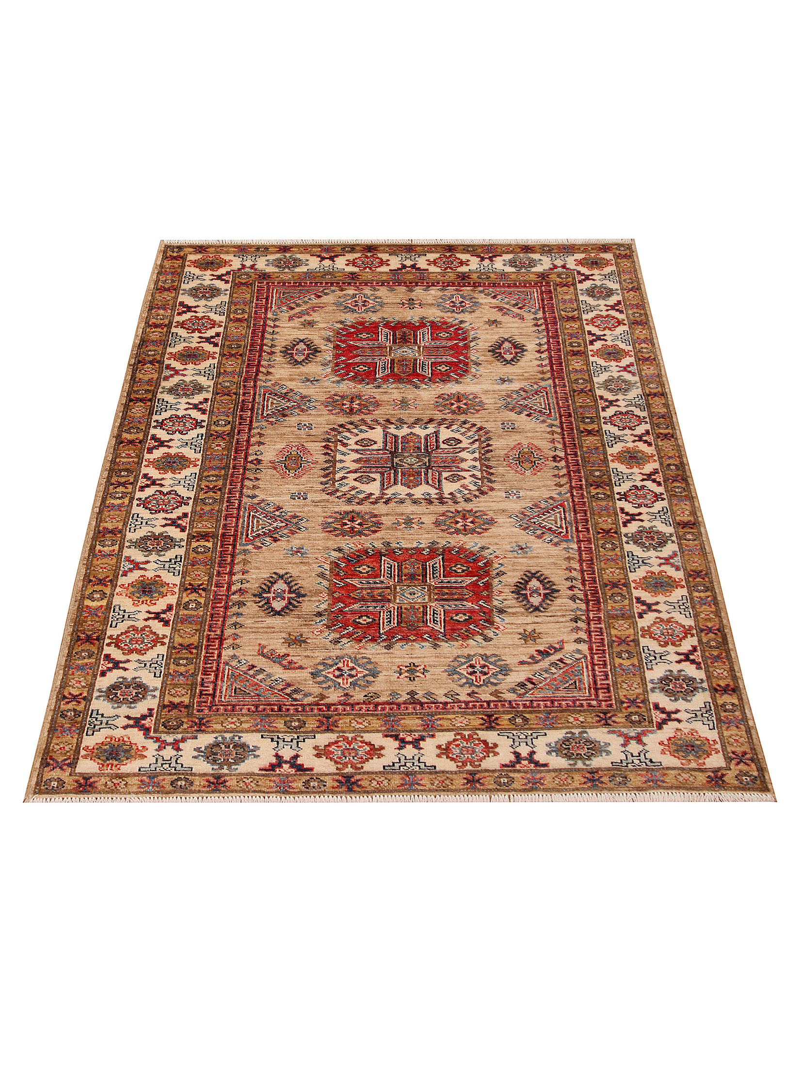 Kazak Ghazni ca. 127 x 186 cm, Unikat / Einzelstück