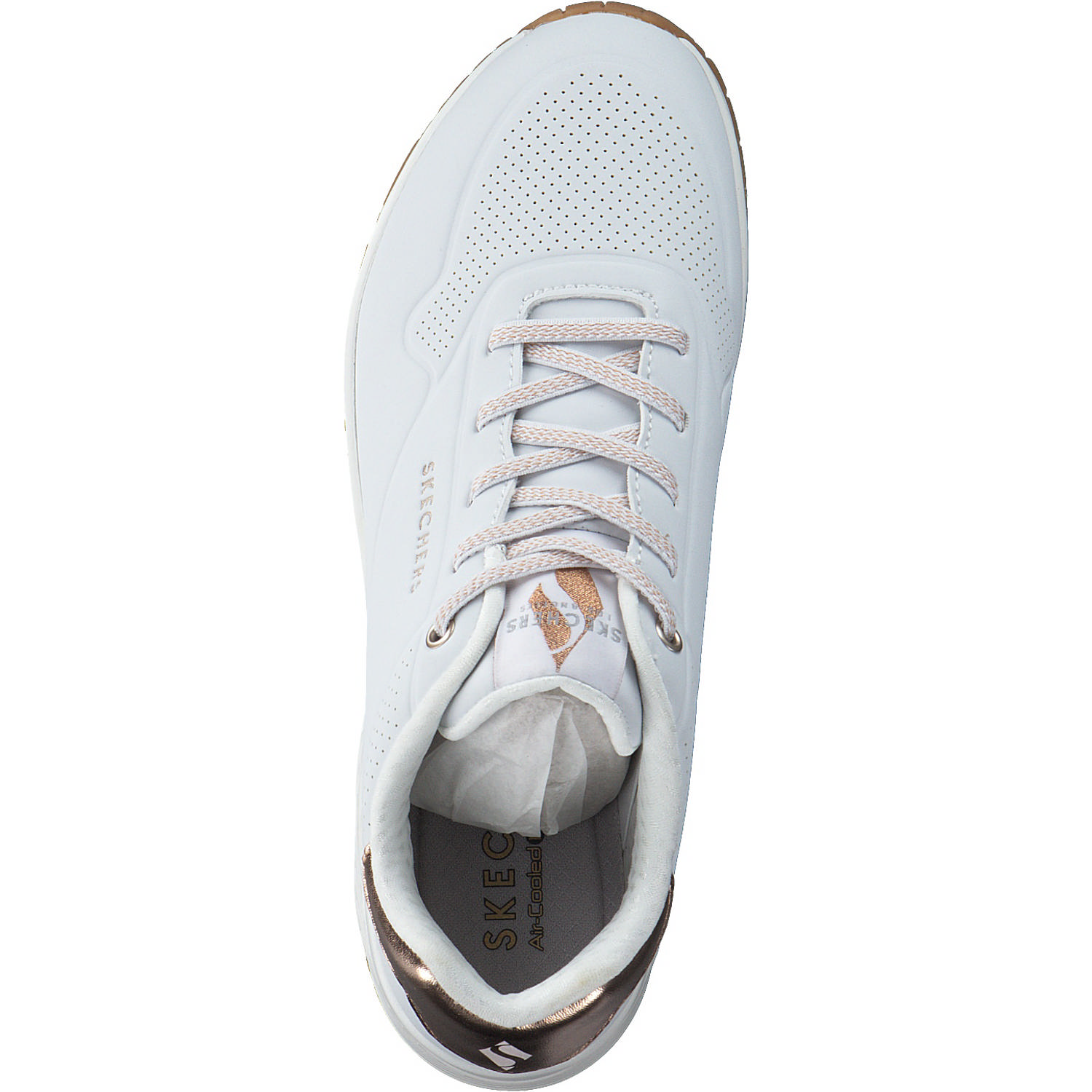 Skechers 155196, Sneakers Low, Damen, Weiß