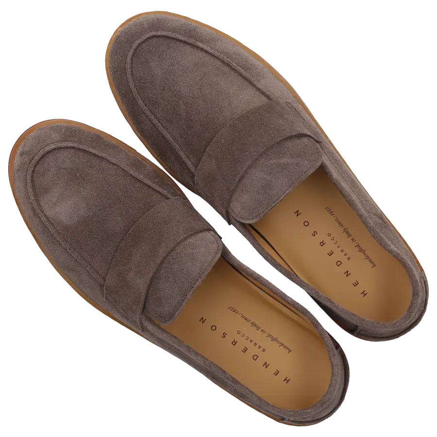 Henderson - Slipper SIFNOS Veloursleder - braun