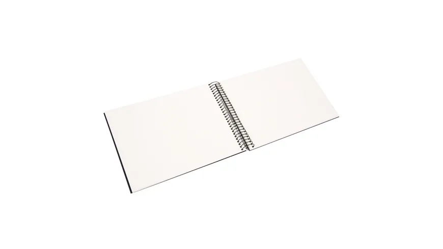 goldbuch Spiralalbum Bella Vista schwarz 24x17 cm mit 40 weiße Seiten