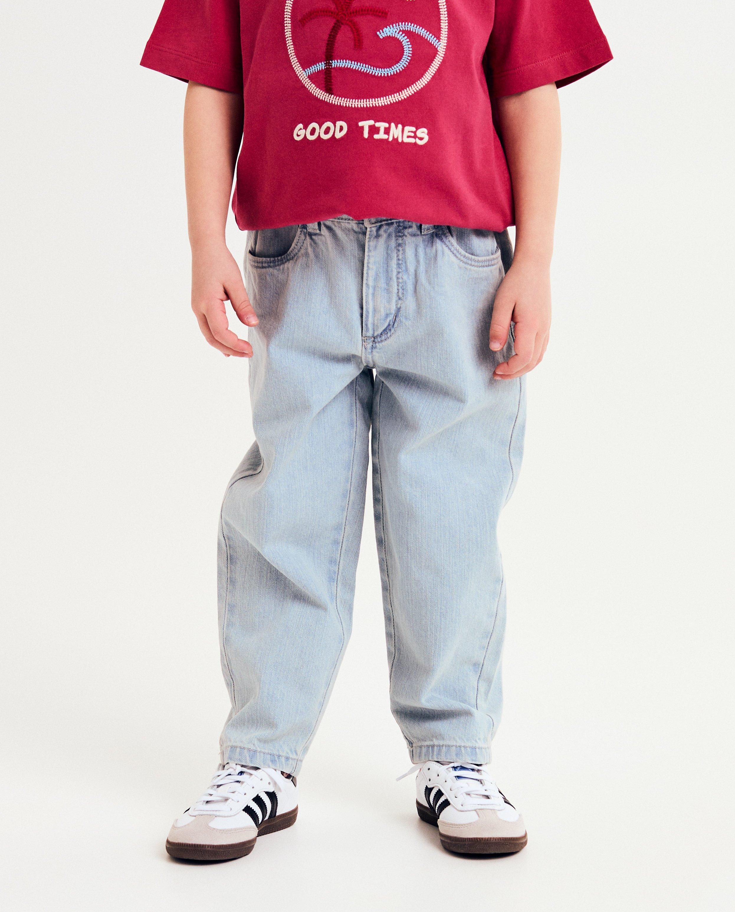 Kidz Nation Világoskék farmer, bő szabású, világoskék