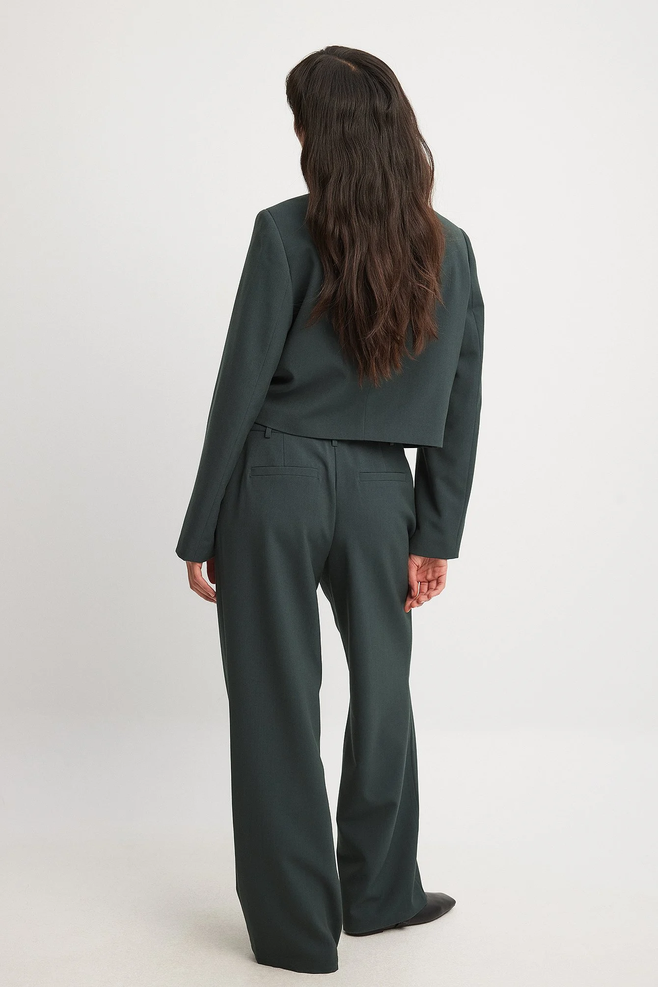 Maßgeschneiderte Hose mit niedriger Taille