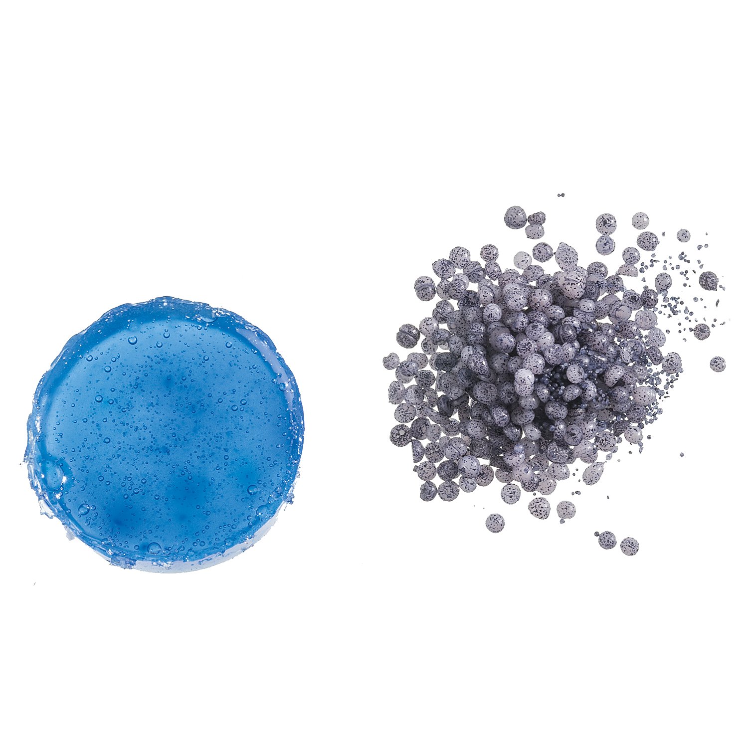 Färbepastillen, blau/grün