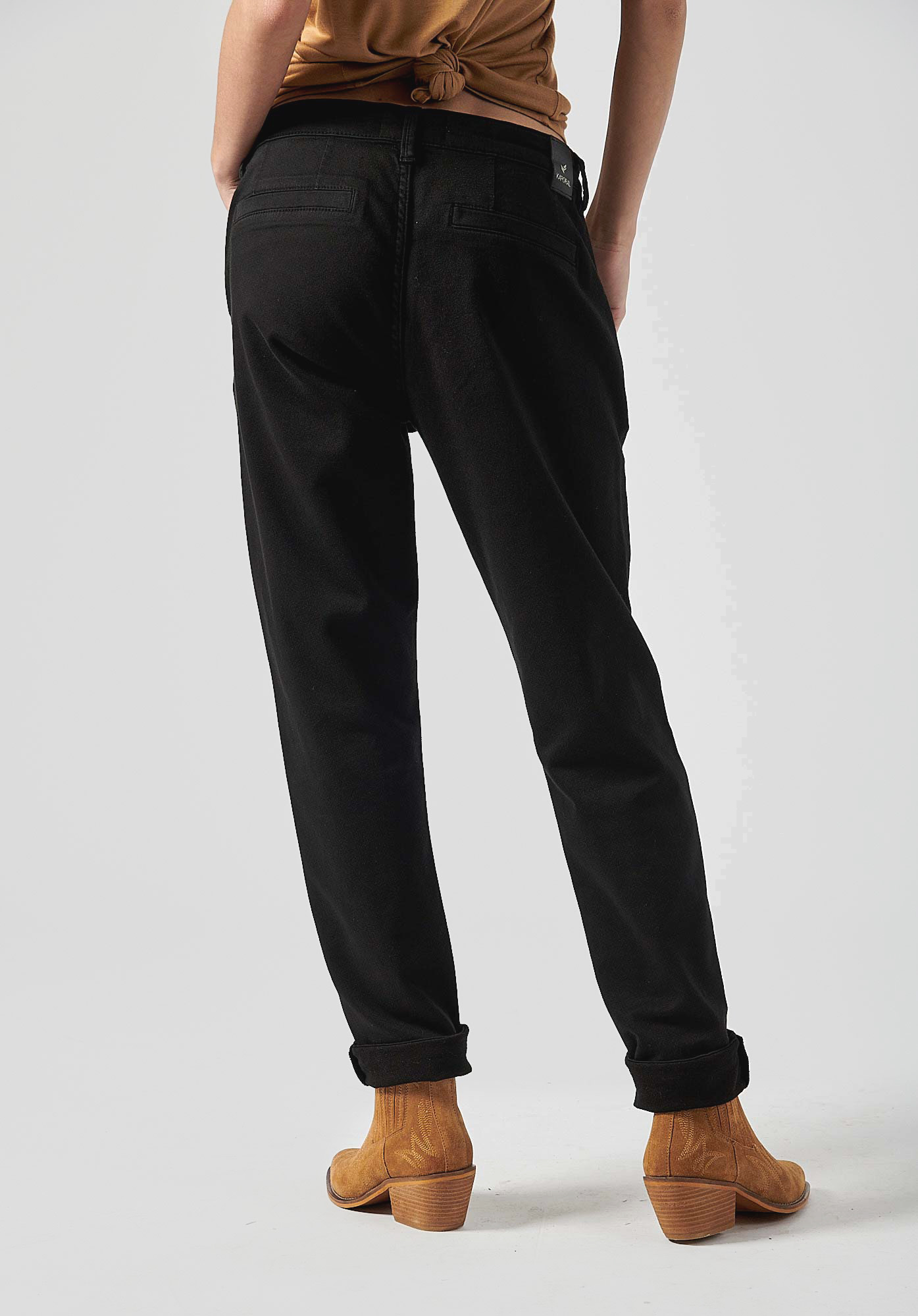 VIWIX  Jean noir boy slim Femme