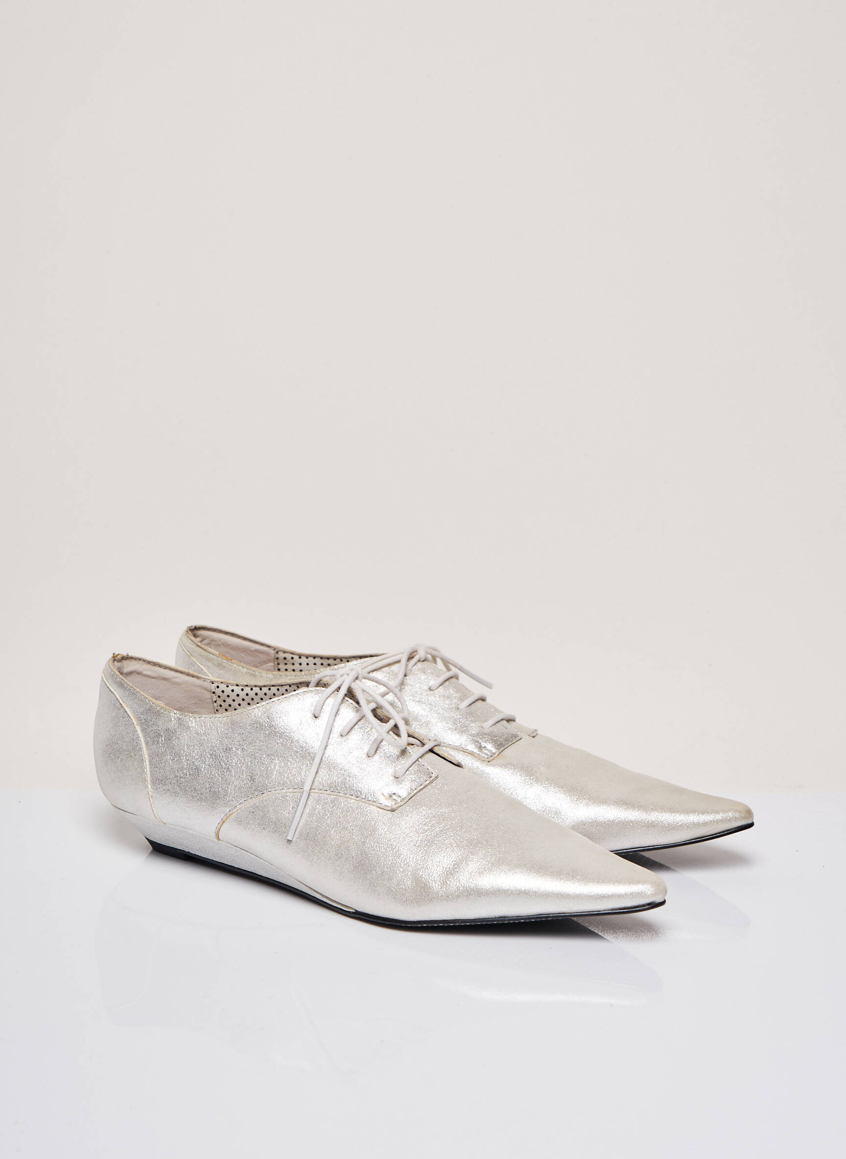 No Name Derby Femme couleur gris