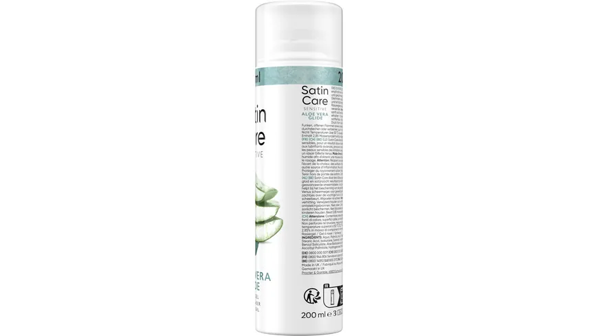 Gillette VENUS Rasiergel Satin Care Gel Aloe Vera 200 ml 200 ml