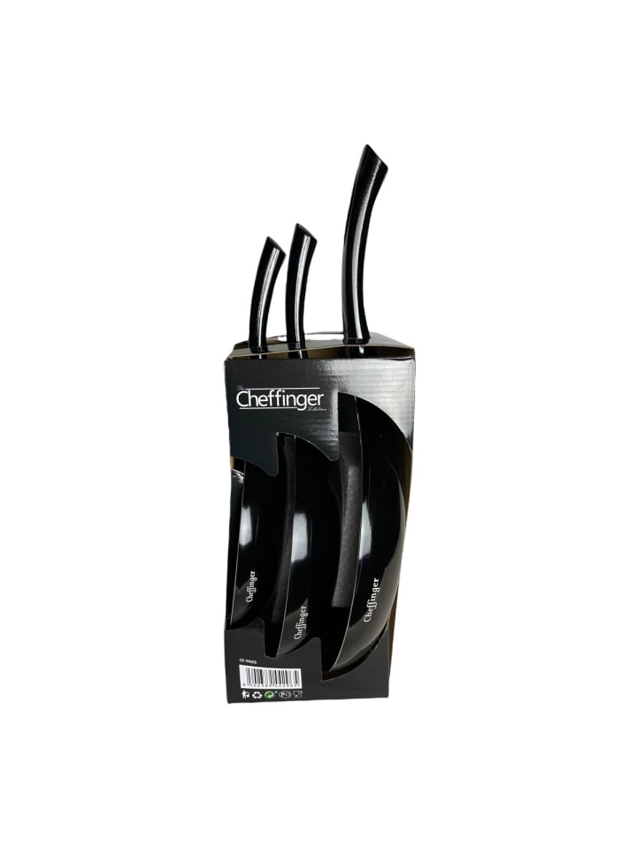 Cheffinger 3er-Set Bratpfannen in Schwarz günstig kaufen onesize