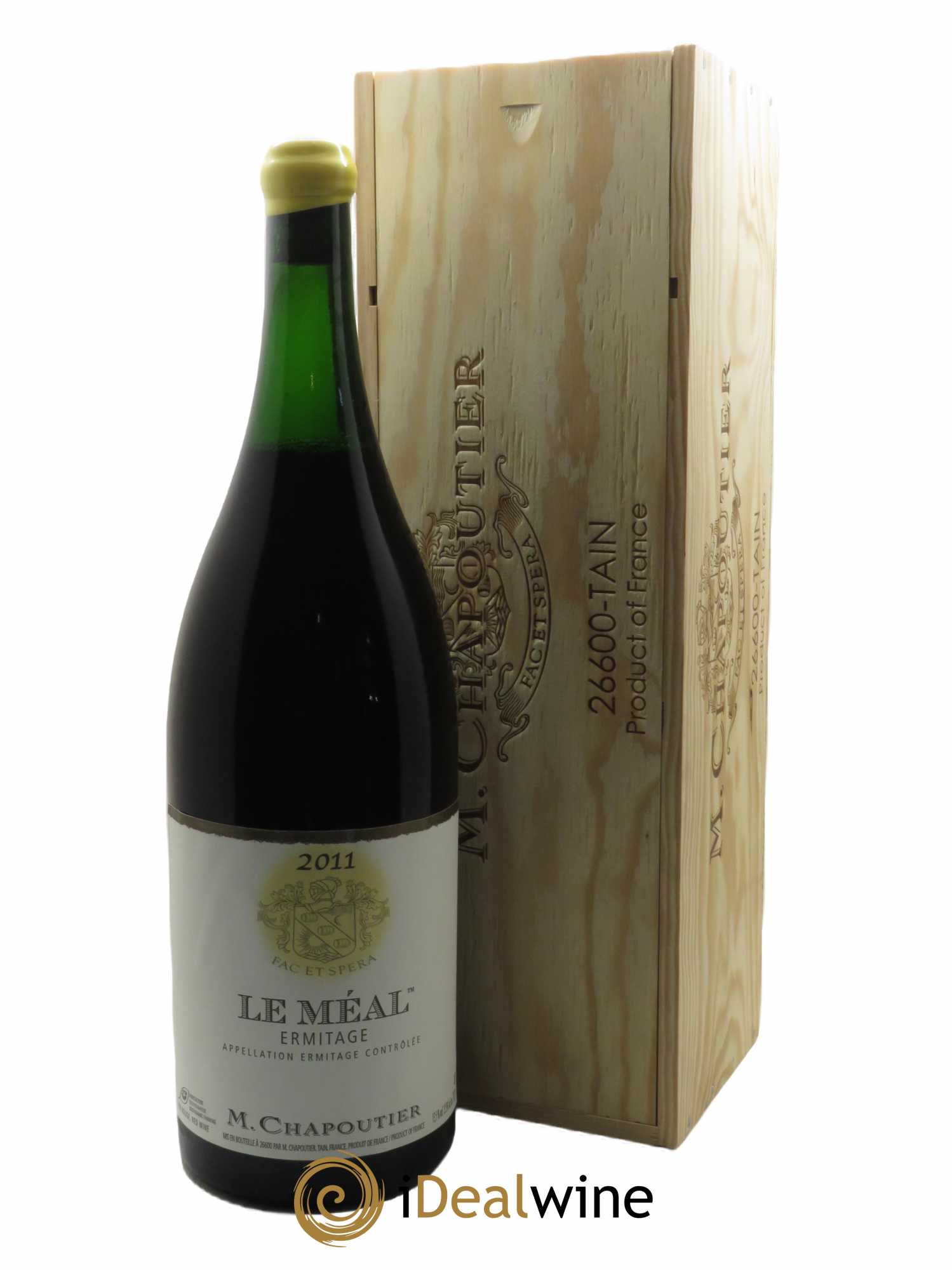 Hermitage Ermitage Le Méal Chapoutier  2011 - Lot de 1 Double-magnum