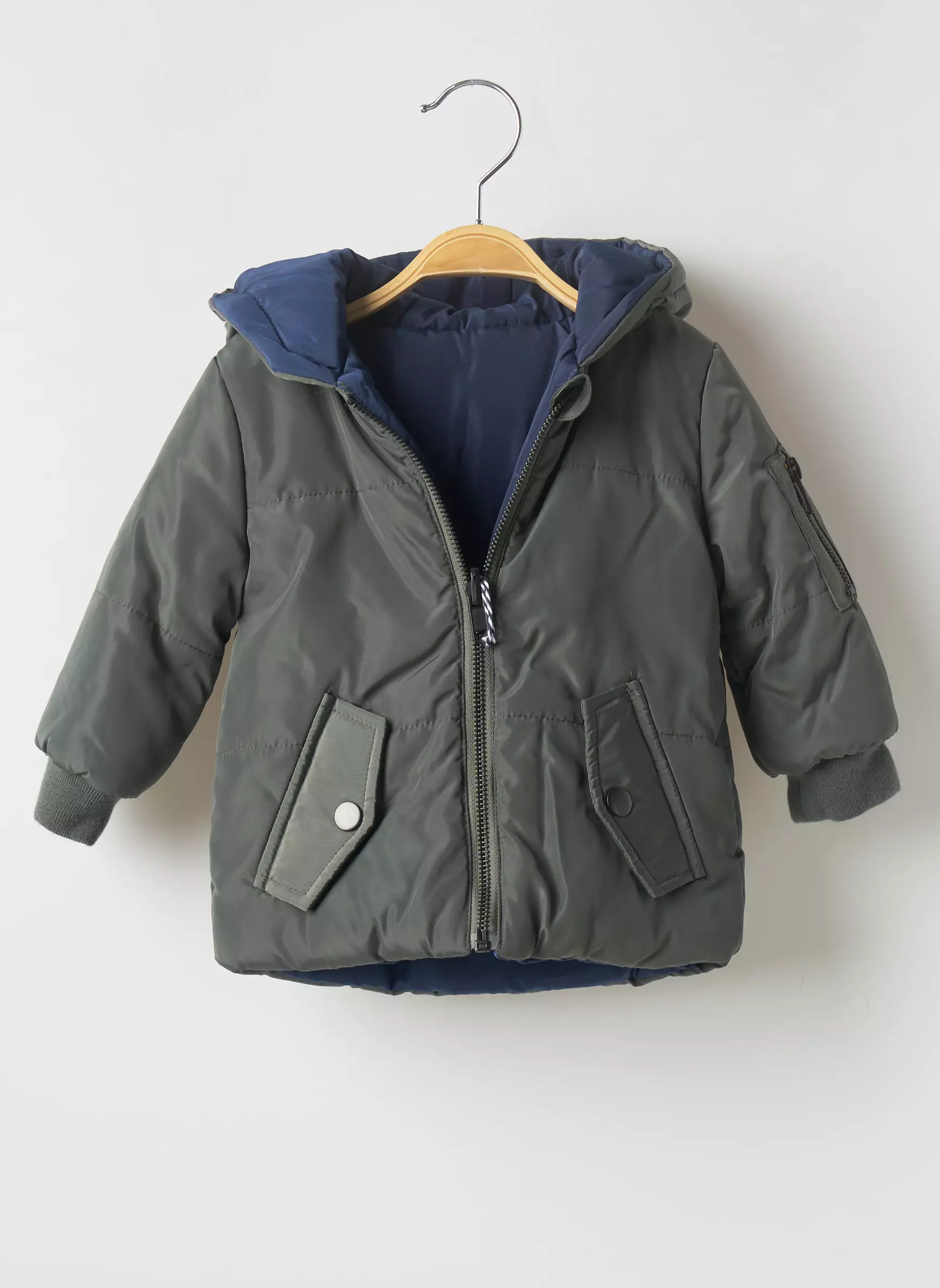 3 Pommes Parkas Garcon couleur vert