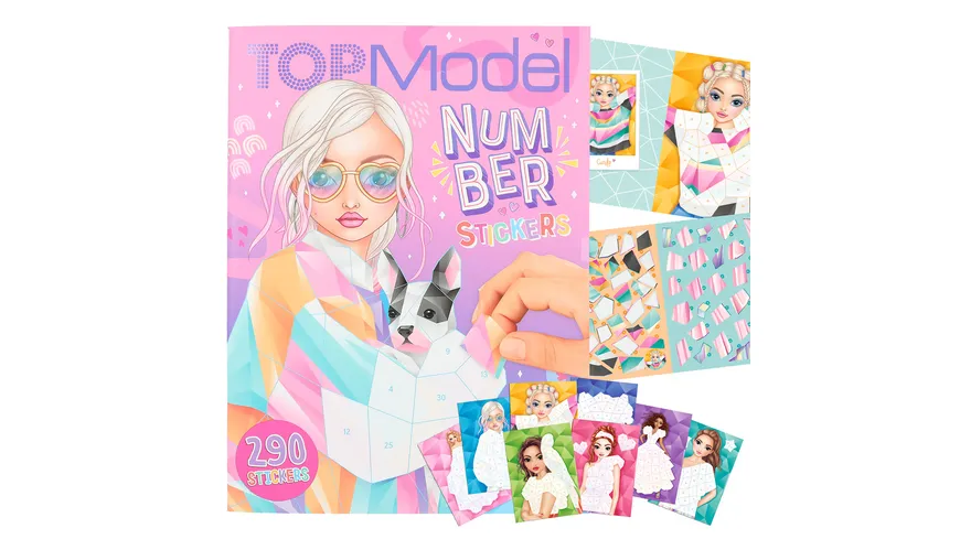 TOPModel Number Sticker Fantasy