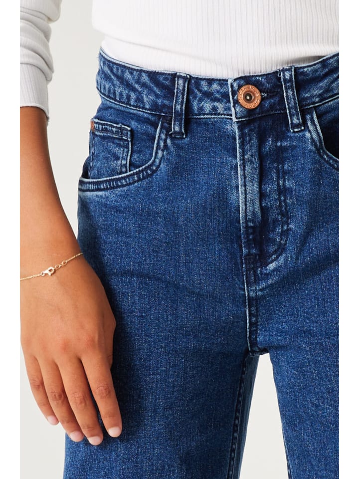 Garcia Wide Leg Pant Jeans Annemay slim fit in dark used günstig kaufen