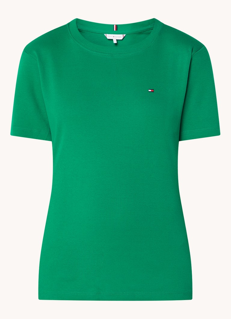 Tricou Tommy Hilfiger Cody cu logo brodat