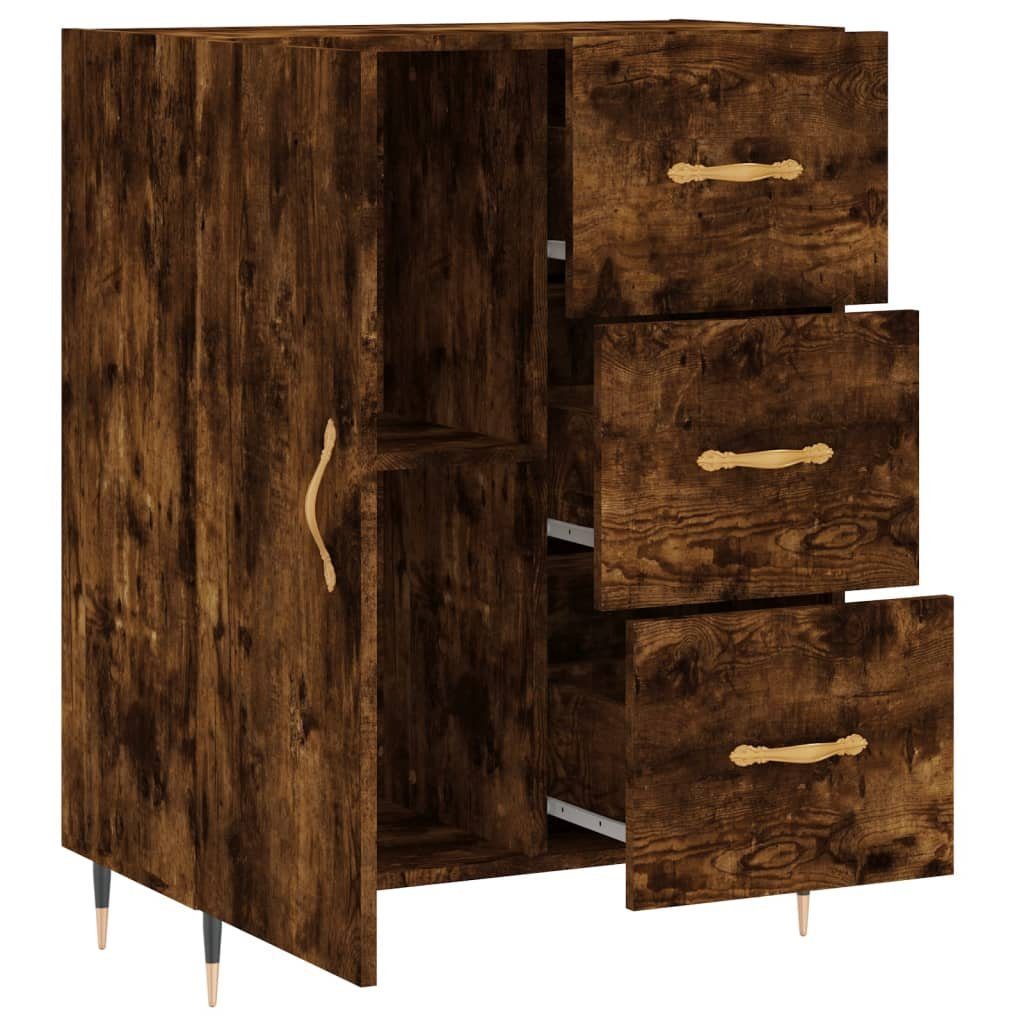 vidaXL Anrichte Sideboard Räuchereiche 69,5x34x90 cm Holzwerkstoff