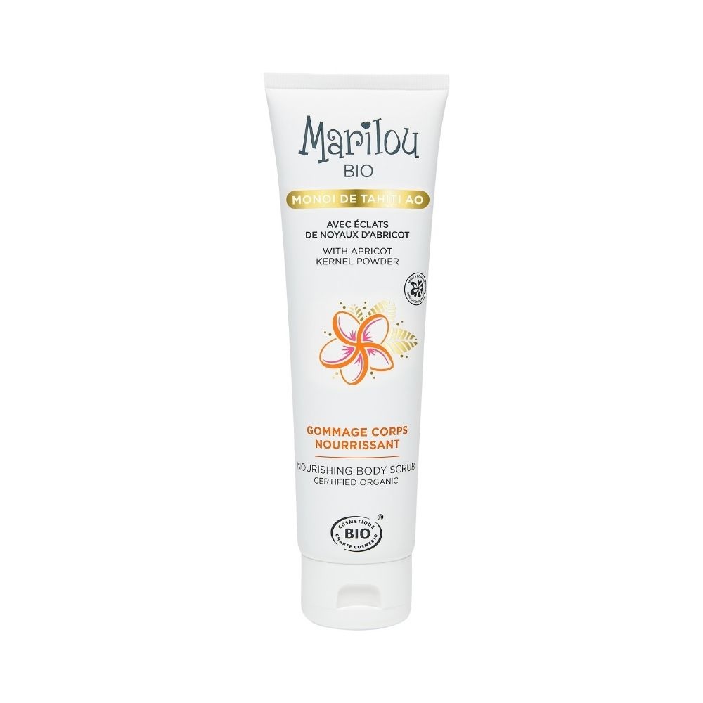 marilou bio Gommage Corps Nourrissant à l'Huile de Monoï AO Gommage corps exfoliant bio