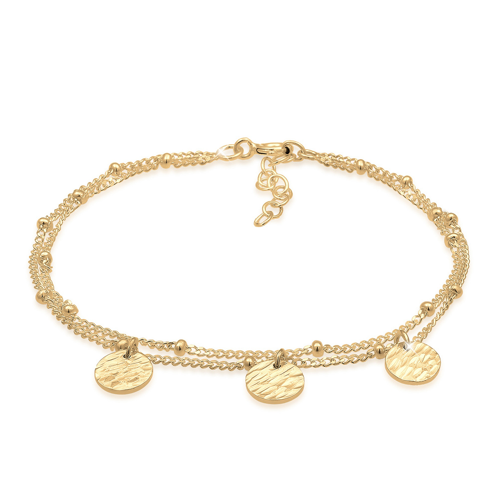 Elli Elli Bracelet Couche Plaquettaires Geo Bracelet Femme  Plaqué Or Argent (925/1000 Bracelet