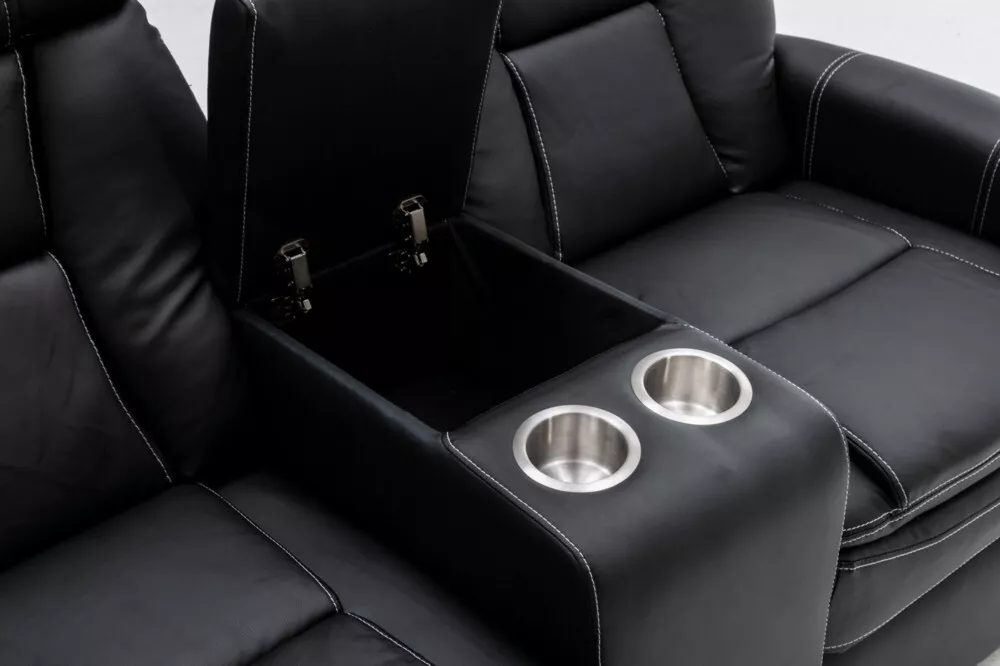 Happy Home Happy Home Home Cinema 2-Sitzer mit Getränkehalter & Ablagefach